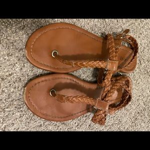Brown sandals